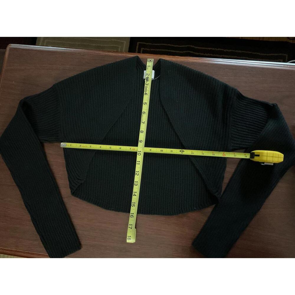 a new day black shrug cardigan long sleeve sweater Medium - Picture 6 of 7